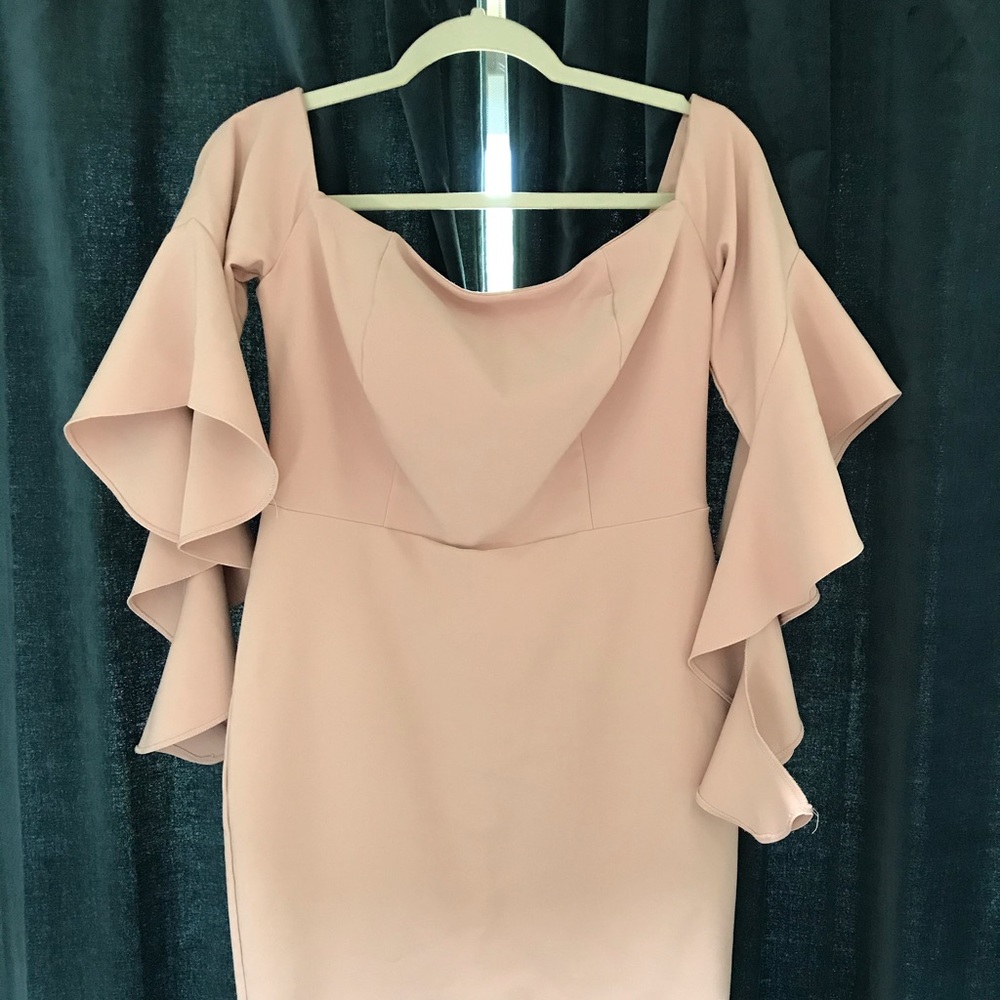 ASOS Off-The-Shoulder Sheath Dress